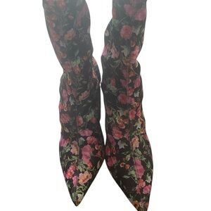 Steve Madden Lombard Floral Sock boots